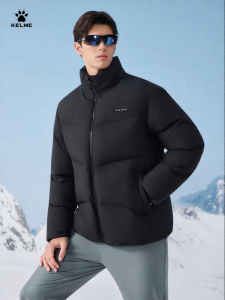 Kelme | Stylish Short Winter Mens Warm Padded Jacket Collar
