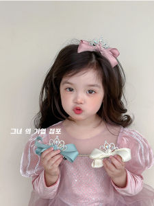 กิ๊บติดผมมงกุฎผีเสื้อสําหรับเด็กผู้หญิง น่ารัก Princess Fairy Tale เด็กทารก Headwear อุปกรณ์เสริมสําหรับเด็ก สไตล์เกาหลี ตกแต่งผม