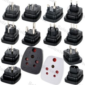 Bolantedz Big South Africa To Italy Switzerland UK US EU German Russia Power Socket Schuko Plug Travel Charger Adapter Converter