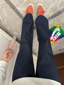 กางเกงขายาวทรงหลวมสำหรับผู้ชาย ทรงตรง กางเกงขายาวทรงตรงแห้งเร็ว กางเกงขายาวทรงตรงลำลองสำหรับฤดูร้อน กางเกงขายาวทรงตรงอเนกประสงค์