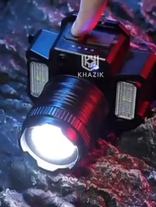 KHAZIK ไฟฉายกันน้ำแบบชาร์จ ไฟได้แบตเตอรี่ที่ทนทาน ไฟฉายคาดศีรษะ ไฟฉายกันน้ำ ไฟคาดหัวLED ส่องสว่างระยะไกล ไฟฉายแรงสูง ไฟฉายคาดหัว ไฟฉายคาดหัวกันน้ำได้ ไฟฉาย กันน้ำ แบตเตอรี่ที่ทนทาน