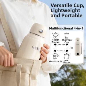 JIEXG | Portable Travel Electric Kettle Thermos Bottle