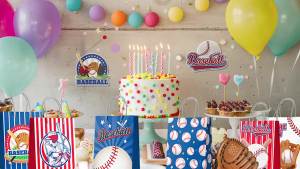 Potdemiel | 24pcs Baseball Party Favor Bags Baseball Goodie Bags Baseball Treat Bags Baseball Candy Bags Baseball Party Candy Bags for Kids