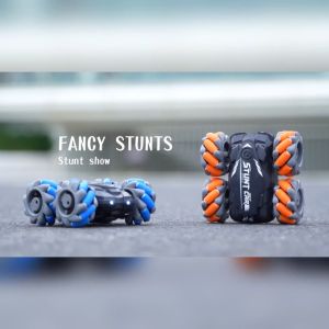 Supper Bigger Double Sided Stunt Drift Remote Control Vehicle Rotational Rollover 4WD Off road Vehicle 2.4G Childrens Remote Control Car Toys COD