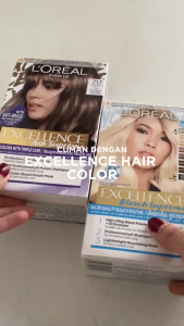 (PAKET HEMAT ISI 2) LOreal Paris Excellence Creme Triple Care Hair Color 3 Dark Brown (Cat / Pewarna Rambut Permanen)