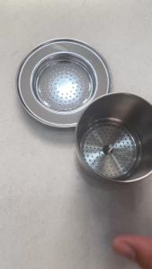 Phin pha cà phê Inox 304 size 7cm  màu trắng