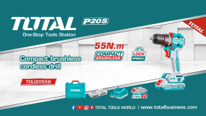 TOTAL Compact Brushless Cordless Drill TDLI205581