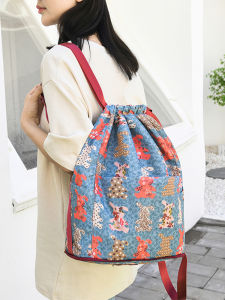 Túi Đeo Vai Hai Dây Dung Tích Lớn in Họa Tiết Thời Trang Chống Nước Có Thể Gập Lại Túi Đựng Nước Hình Thùng Túi Đeo Vai Đôi