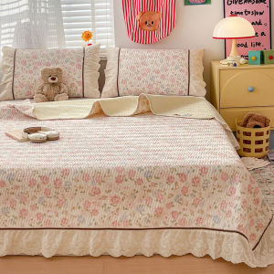 NONGNONGAI | Cotton Small Floral Pattern Bedspread Bed Cover Sheet Set