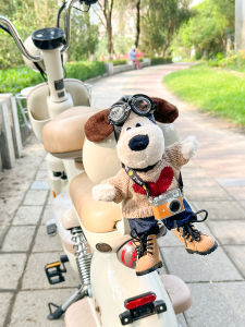 Cute Dog Mascot Toy Car Decoration Sticker Motorcycle Electric Vehicle Tailor Made Trunk Mounted Handmade Craft Decoration