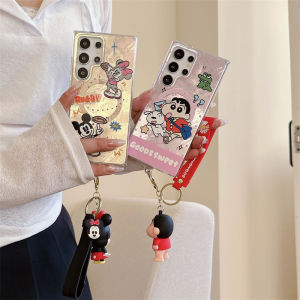 Mickey Minnie Copicolor Cartoon Magnetic Absorption Silicone Phone Case for Samsung S24 Ultra S23 plus S22 Ultra Protective Shell
