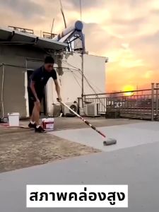 DONGBAN สีกันน้ำรั่วซึม กันน้ำได้เร็ว โพลียูรีเทนกันซึม ทนความร้อนสูง กันซึมดาดฟ้า ผนังภายนอก