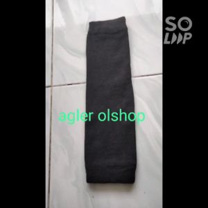 (dua belas pasang ) manset tangan hitam polos lengan panjang -manset olah raga pria dan wanita