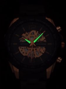 Jam Tangan Kasual Bisnis Import Vavavoom Asli Tahan Air Dial Besar Tachymeter Watch Stainless Steel New Model Lexier Terbaru Kalender Aktif Luminous Bercahaya Quartz Analog Pria Bergaya Keren Kekinian Aksesoris Arloji Mens Watches -JVV-01