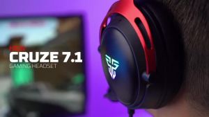 Fantech | FANTECH CRUZE 7.1 Gaming Headset 53mm Driver Surround Sound With Detachable Mic RGB Headphones For PC