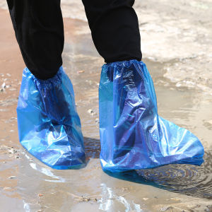 Thickened High-Tube Rain Boot Covers Waterproof Non-Slip Outdoor Use for Men And Women Wear-Resistant Slip-On Shoe Covers