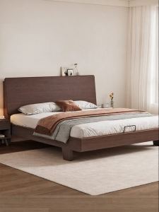 WQIN | Solid Wood Modern Minimalist Bed