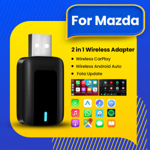 NEW 2in1 Wireless CarPlay Android Auto Adapter Smart Dongle Plug And Play For Mazda CX‑5 CX‑9 MX‑5 CX‑3 CX30 MX‑30 CX‑90 Mazda6 