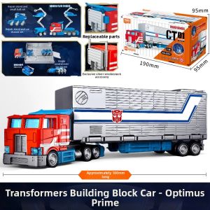 BLOKEES | Transformable Optimus Prime Building Blocks Car Carrier