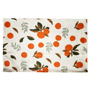 1-Piece Simple Fruit Print Placemat Fashionable & Durable Universal Placemat for Kitchen & Dining Table