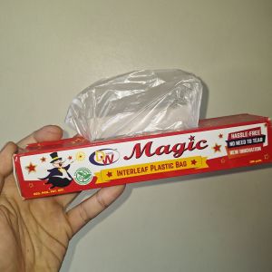 [5 box] 900 pulls Magic Hd Interleaf Plastic bag  plastic labo in a box