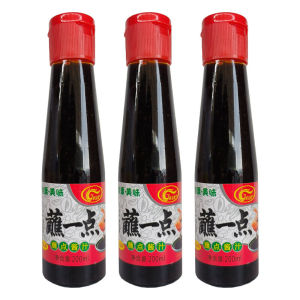 Garlic Flavor Dipping Sauce 200ml*3 Bottles Stir-Fry Seasoning Sauce Cold Dish Topping Flavor Home Use Basic Seasoning