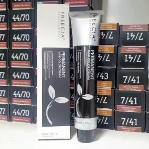 KEM NHUỘM NÂNG TONE SÁNG MÀU TÓC 000 FREECIA KHÔNG HÔI . KHÔNG LÀM KHÔ TÓC GIÁ RẺ 100ML