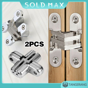 2pcs Engsel Tanam Engsel Pintu Tersembunyi Engsel Concealed Cross Engsel Lipat Tanam - Lazada