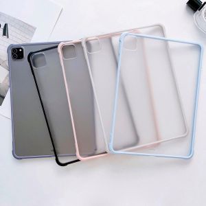 For Huawei MatePad Pro 10.8 2021 2019 10.8" MRR-W29 MRX-AL09 MRX-AL19 MRX-W09 MRX-W19 Fashion Color Edge Clear Matte Hard PC Back Cover Four Corner Shockproof Protection Tablet Case