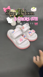 DERTA Sandal Bunny Wanita Jibbitz Lucu Murah Sendal Karet Cewek Dengan Aksessoris Terbaru Size 35-40