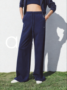 MO&Co. | Active Series Cotton Sweatpants Wide Leg