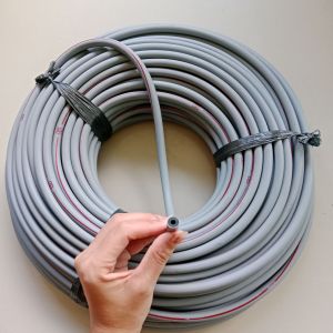 SELANG ABU-ABU UNIVERSAL LOBANG 4567&8 HARGA 1meter