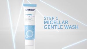 Wardah Lightening Gentle Exfoliator exfoliating netto 50 ml