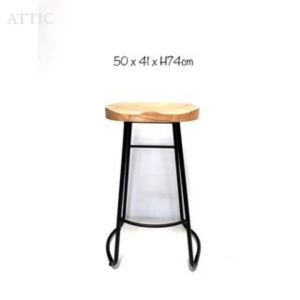 ATTIC Furniture FB006 METAL BAR STOOL (2PCS)/COUNTER BAR STOOL