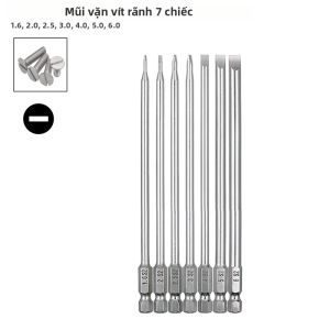 Bộ Mũi Vặn Vít Từ Tính 1/4 Hex Shank Đầu Phillips Đầu Dẹt Đầu Bat Đa Năng Chính Xác Dùng Cho Máy Khoan Điện