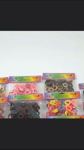 F4 40pcs Ikat Rambut KOREA Donat Karet Rambut Gelang Rambut GROSIR