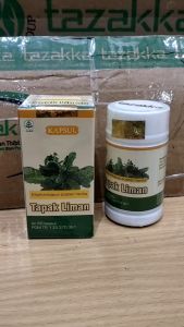 TAZAKKA Ekstrak Herbal Daun Tapak Liman Anti Kanker & Pencampuran Minyak Tungau untuk Kesehatan Liver - 60 Kapsul