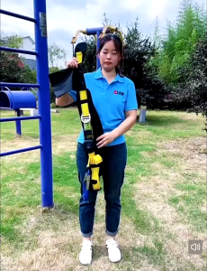 Aluminum Rebar Hook Fall Arrester with Self-Retracting Lifeline 1.8m Safety Belt