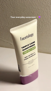 FACETOLOGY Sunscreen Hybrid Formulation Triple Care SPF 40 PA +++ 100ml XX255