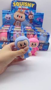 squisy labubu v2 have a seat/mainan anak dan dewasa squisy model labubu/mainan penghilang stress squisy