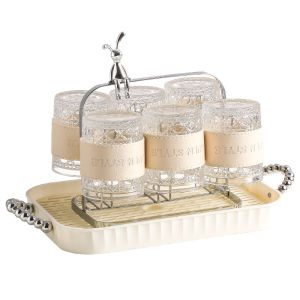 Mr.Snail | Luxury Home Glass Drinking Set Cup