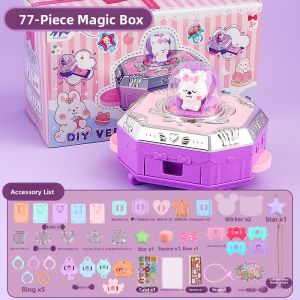 Luxury DIY Sticker Machine Toy Set for Girls Handcraft Girls Toy Stickers Easy to Use Creative Educational Childrens Plaything