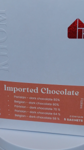 Khom Chocolatier House - Imported Chocolate Boxset (5 Sachets x 40g) (No preservatives / emulsifiers) - Pre-order Available to Maximise Shelf Life