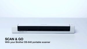 สแกนเนอร์พกพา Brother DS-640: เครื่องสแกนเอกสารแบบพกพา ขนาดกระทัดรัด ประกันศูนย์ 1 ปี