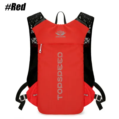 1PCS Lightweight Running Vest for Women MenAdjustable Hydration BackpackBreathable Reflective Water Backpack for Running Sport
