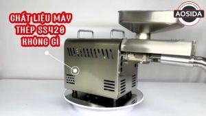 Máy ép dầu thực vật NÓNG - LẠNH dùng cho gia đình quán ăn. Thương hiệu Anh Quốc cao cấp Aosida - K28S. HÀNG CHÍNH HÃNG