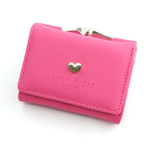 New Mini Short Women Wallets High Quality Coin Pocket Luxury Female Purses Card Holder Photo Holder Cute Wallet For Girls