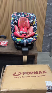 Ghế an toàn ô tô trẻ em POPMAX HOORAY (UK ) – Xoay 360° khoá iSOFIX từ 0-12 tuổi