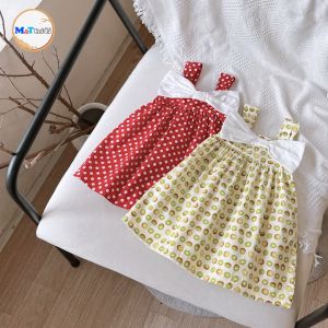 VÁY BÉ GÁI HAI DÂY NƠ NGỰC - MT5252