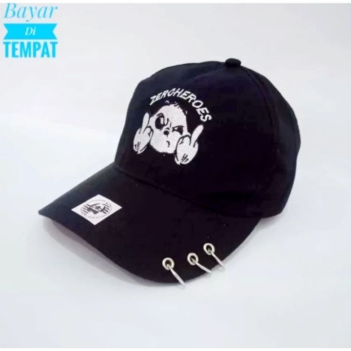 Topi Pria Distro Topi Pria Topi Ring Gaya Korea Topi Ring Hip